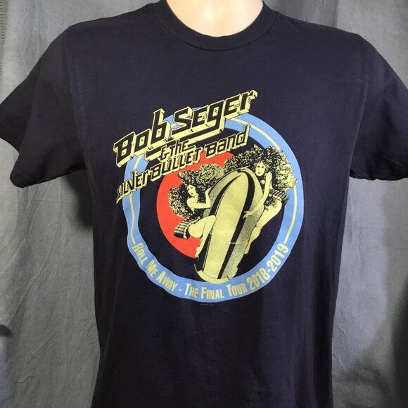 2018 Bob Seger Final Tour Classic Rock Concert T-shirt Sz Small - Picture 1 of 3